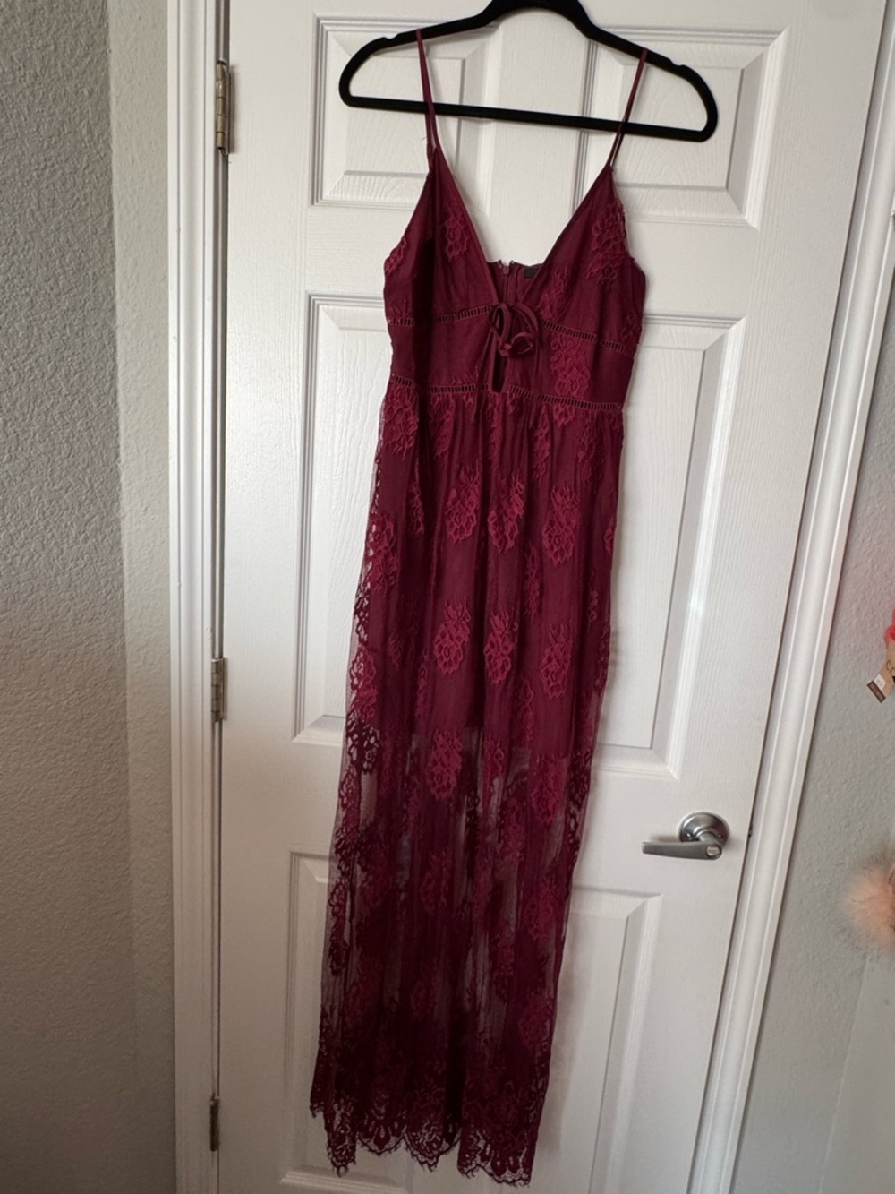 Forever 21 Maxi Burgundy Dress Size Medium